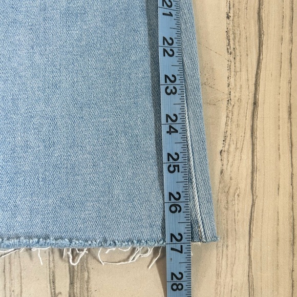 NWT New PAIGE Colette High Rise Light Blue Cropped Flare Stretch Jeans - Picture 14 of 16